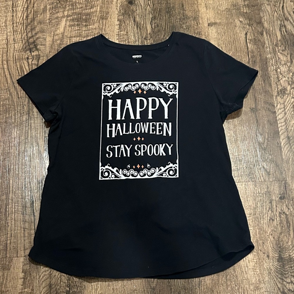 Sonoma Black Halloween Graphic Tee